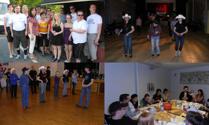 2011. Jälleen porukalla Saarifesteille. Suomussalmella Country Maratonissa. Matti Moliis opettamassa Kemissä. Syyskokous.
